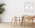Al Hamichya Sign – Sterling Check After-Meal Blessing (Canvas, Acrylic, Aluminum) – Jewish Kitchen Decor