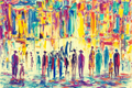 Kotel Colorful Impasto