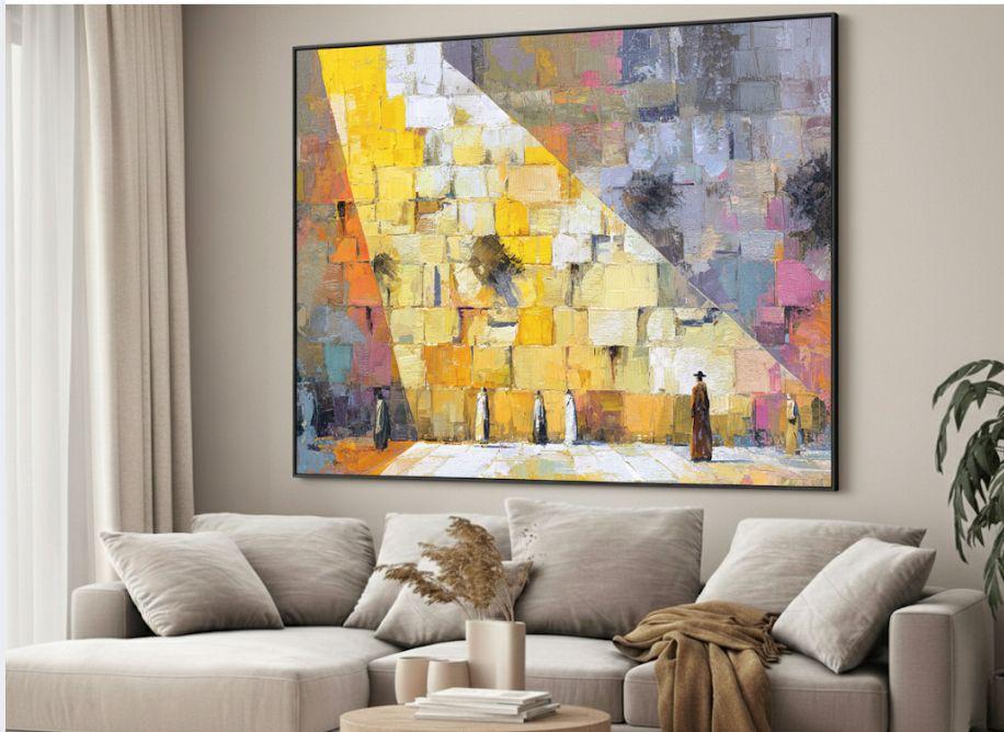 Bold Geometric Western Wall