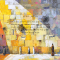 Birkat Habayit – Serene Western Wall Home Blessing (Canvas, Acrylic, Aluminum) – Jewish Housewarming Gift