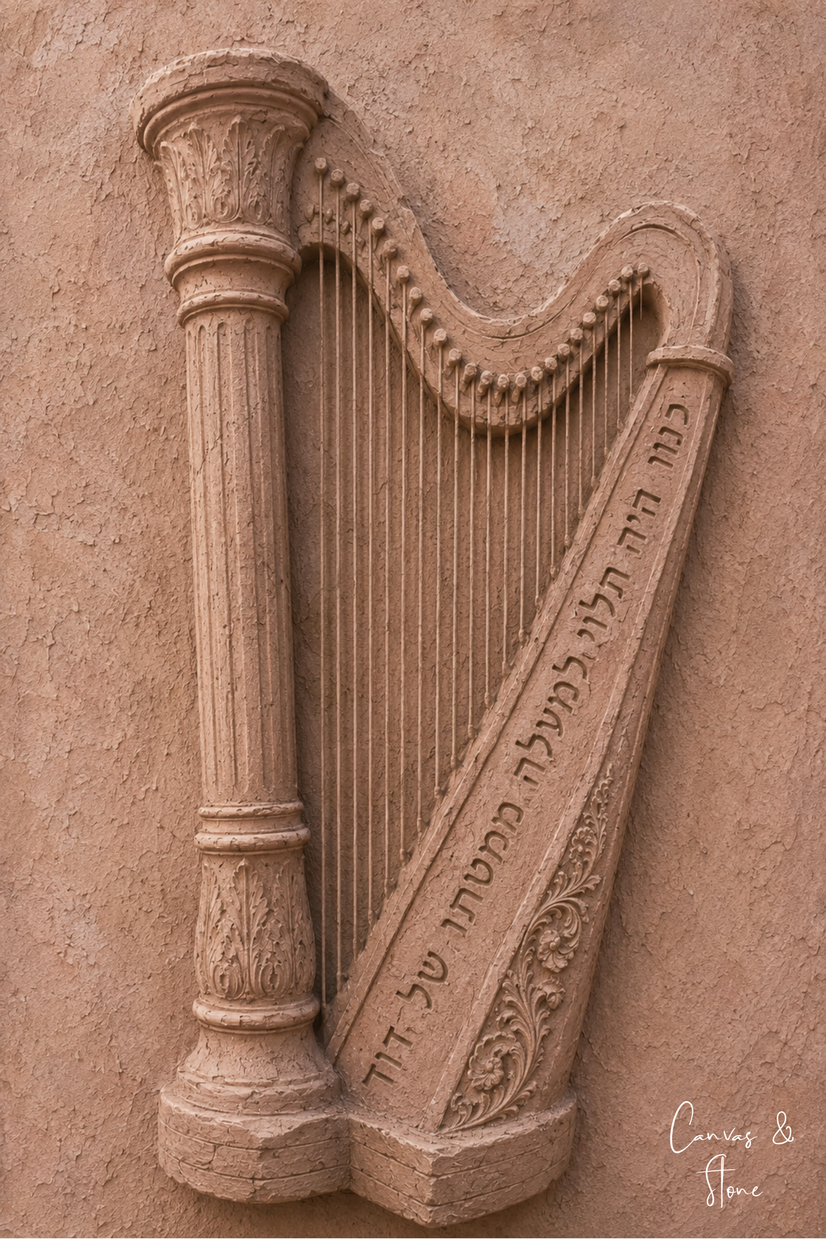 Psalm 150 Clay Harp