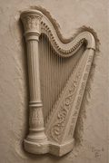 Psalm 150 Stone Harp