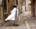 Hasidic Man in Jerusalem Alley Mural