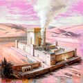 Beit Hamikdash pink hues