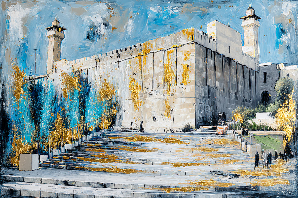 Mearat Hamachpela Blue and Gold